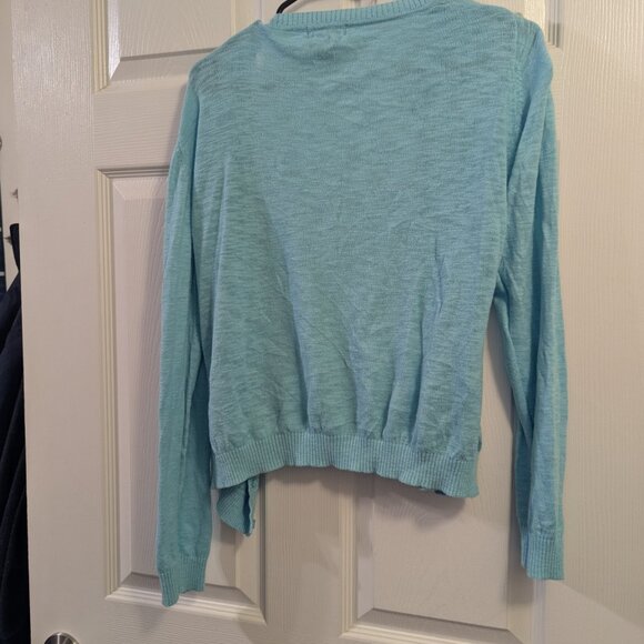 Size Large - Wet Seal - Minty Teal Button-Up Cardigan - Picture 2 of 4